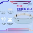 thumbnail image 2 of Kwuty Kwuty Slim Running Belt, Workout Fanny Pack for Men Women,Exercise Waist Pack for Apple iPhone Holder, Runner Belt for Running Walking Cycling Camping Gym, 2 of 5