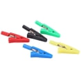 thumbnail image 3 of Clip de cocodrilo U16 de 2mm con conector de aguja, Clip aislado rojo, negro, amarillo, verde y azul, 3 of 8