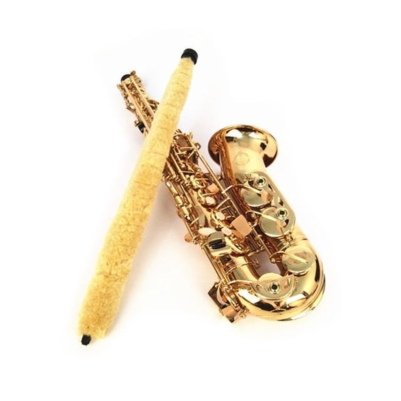 Alto Sax Brush Woodwind Clarinet Cleaning Recorders for Children Saxophone Repair Tool Kit Yellow