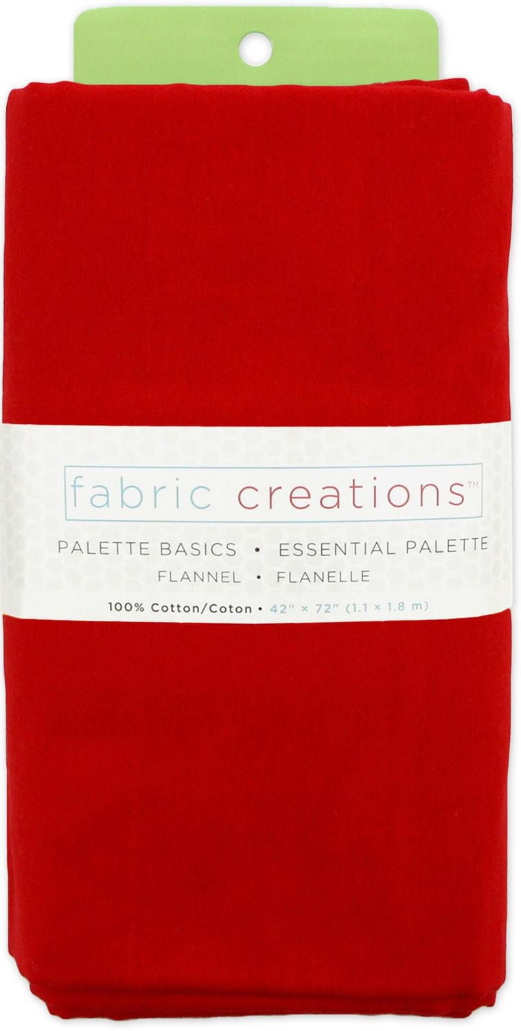 FABRIC CREATIONS Cotton Flannel Pre-Cut 1.83 × 1.07 m (2 × 1.17 yd ...