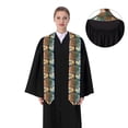 thumbnail image 4 of Kdxio Seasonal Tree Reflection Graduation Stole Class, Graduation Sash, Unisex Adult 36" Academic Commencements-Flattened, 4 of 7