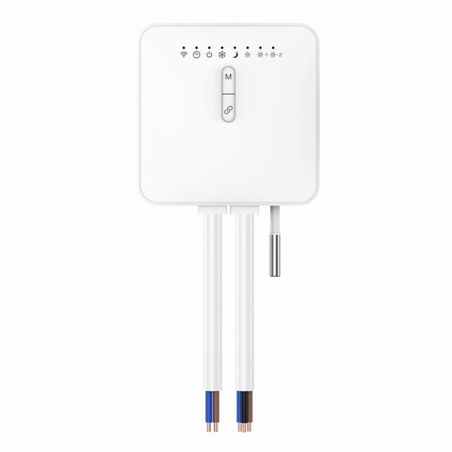 Tuya ZigBee Smart Thermostat for Pilot Wire Heating Radiator Support Electricity Monitoring Remote Control