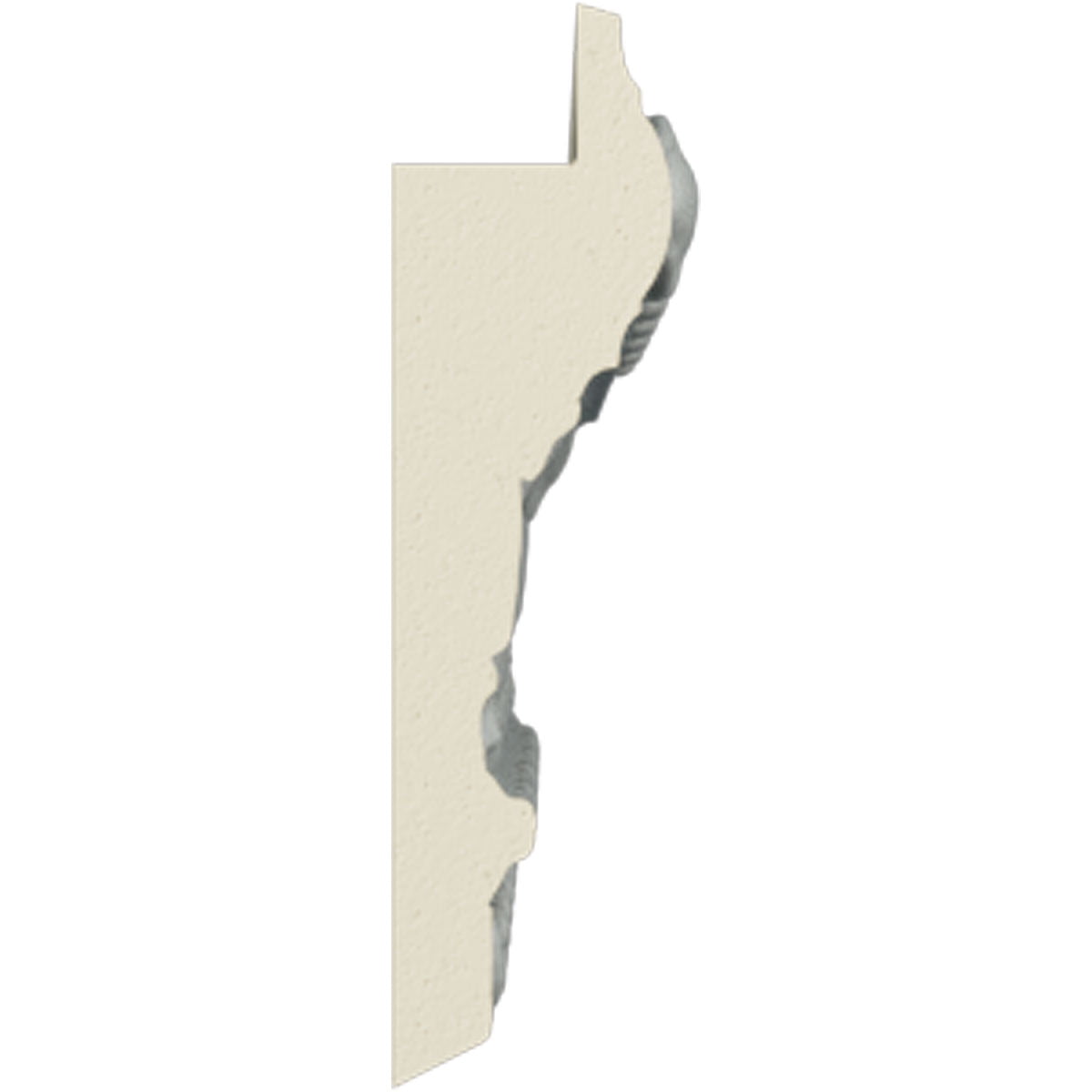 Ekena Millwork 2 5/8"H x 3/4"P x 94 1/2"L Piedmont Chair Rail (2-Pack)