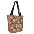 thumbnail image 3 of Kdxio Daisies Flowers Women Reusable Grocery Bags Foldable Ripstop,Reusable Shopping Bags for Shopping,Gym,Gift, 3 of 8
