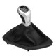thumbnail image 1 of 6 Speed Manual Shift Knob Shifter Lever Boot Cover For- 1 Series E81 E87 E87Lci E88 E82, 1 of 5