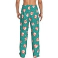 thumbnail image 6 of Cauagu Funny Christmas Deer Mens Pajama Pants Sleep & Lounge Pants,PJ Bottoms with Pockets-Medium, 6 of 7