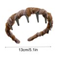 thumbnail image 4 of Diadema vintage de perlas artificiales de alta calidad, diadema de terciopelo con ondas y cuentas., 4 of 9