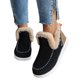thumbnail image 5 of Calzado Plano Botas Cortas Casuales Zapatos Felpa para Mujer Antideslizantes Viajes Al Aire Libre, 5 of 8