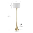 thumbnail image 3 of Globe Electric 91010457 Maclaine 60" Tall Buffet Floor Lamp - Satin, 3 of 7