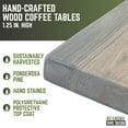 thumbnail image 2 of Restore Riverstone Grey Solid Wood Coffee Tabletop, 2 of 10