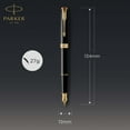 thumbnail image 3 of Parker Sonnet Black Lacquer GT Fountain Pen - Medium, 3 of 8