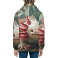 thumbnail image 6 of Kdxio Colorful Axolotl Underwater Pattern Kids Boys Girls Zip Up Hoodie 3D Printed Hooded Sweatshirt Hoody Coat with Pocket 7-12 Y-Medium, 6 of 6