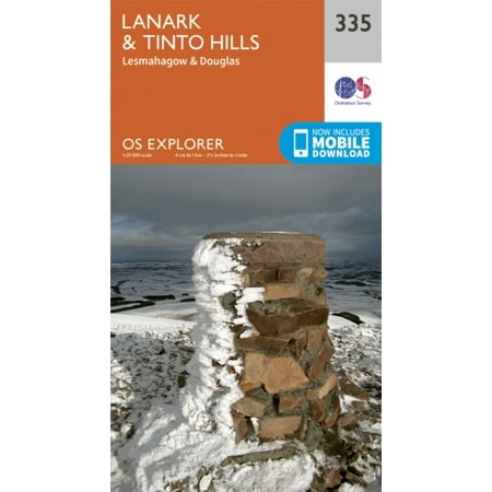 OS Explorer Map (335) Lanark and Tinto Hills