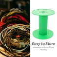 thumbnail image 3 of HONITANO 10Pcs Practical Green Ribbon Storage Organizer Plastic Spools for Sewing and Craft Projects, 3 of 6