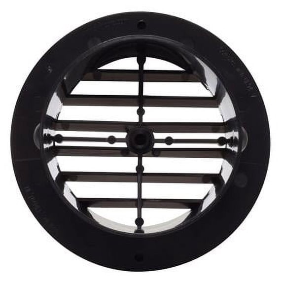 Valterra A10-3348Vp Ac Vent Grille - Black - 4"