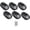 6Pc, variant on Wireless Solar Cab Lights for Truck, No Drill Cab Roof Top Marker Lights with 8-Color,Waterproof Solar-Powered LED Marker Lights with Vibration Sensor for Jeep Pickup SUV ATV