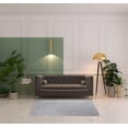 thumbnail image 2 of HomeRoots 486789 4 x 6 ft. Shag Stain Resistant Rectangle Area Rug, Silver, 2 of 5