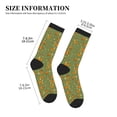 thumbnail image 3 of Pofeuu Squirrel And Nuts Print Crew Socks, Adult Running Hiking Socks for Youth and Adult, 3 of 7