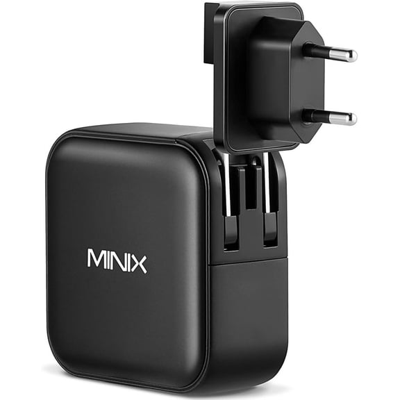 4-Port USB-C GaN Wall Charger,100W Foldable Fast Charging Adapter with 3-USB-C/USB-A,Foldable Plug for Laptop,MacBook,iPad,Galaxy S23,Google Pixel,Nintendo Switch 2,US/UK/EU Pin Converters for Travel