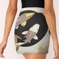 thumbnail image 5 of Koi Fish Circle Art Print Women's Shorts Non-Slip Single Pocket A-line Trouser Skirt Summer Shorts Casual Shorts for Women, 5 of 7