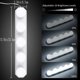 thumbnail image 3 of 5 bombillas led espejo luz led tricolor usb belleza maquillaje bombilla JAMW Sencillez, 3 of 5