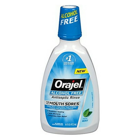 Orajel alcohol free antiseptic rinse