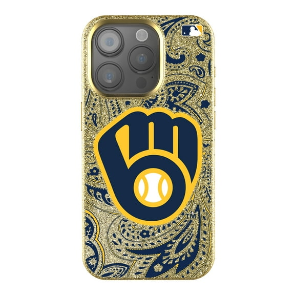 Keyscaper Milwaukee Brewers Paisley Bling iPhone Case