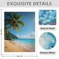 thumbnail image 3 of Diamond Art Kit for Adults, Tropical Beach Scenic Ocean View Diamond Painting for Adults Beginners, DIY Diamond Art Painting Kits, 5D Diamond Painting Crafts for Home Decor 12x16 Frameless, 3 of 7