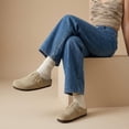 thumbnail image 5 of Cushionaire Rusty Genuine Leather Clogs for Women, Comfortable Slip On Womens Shoes with Adjustable Buckle and Soft Memory Foam, 5 of 19