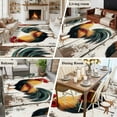 thumbnail image 5 of 5x7 Area Rugs for Living Room, Vintage Rooster Non Slip Area Rugs for Kitchen Bedroom Entryway, Retro Farmhouse Rooster Watercolor Washable Carpet Runner Rug Floor Mats for Bedroom Home Decor, 5 of 9