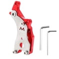 thumbnail image 1 of Adaptador de Freno de Disco de Bicicleta Soporte de Bicicleta Pinza de Frenos de Disco Accesorios de Montaje Convertidor de Ciclo Modificación de , rojo Soledad Adaptador de freno de disco de bicicleta, 1 of 6
