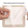 thumbnail image 3 of Parche De Apósito De Espuma De Silicona, Alta Absorción Que Promueve La Curación Parche De Apósito De Gel De Silicona Con Borde Para Protección Del Ombligo, 3 of 8