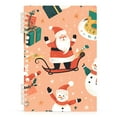 thumbnail image 7 of FORMRS 1-Subject Spiral Notebook 8" x 5" College Ruled 60 Refillable Sheet, Pink Christmas Santa, 7 of 7