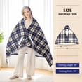 thumbnail image 3 of Mantón eléctrico PTQ portátil con calefacción, capucha y bolsillos, 3 of 8