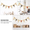 thumbnail image 5 of CIMAXIC Party 1pc Independence Day Linen Star Pattern Party Decorative Banner (Assorted Color),6.69"X5.12"X0.04", 5 of 5