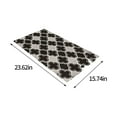 thumbnail image 3 of Washable Floor Mat, Non-slip Door Mat, European Retro Lattice Print, Non-shedding Sewer Mat, for Kitchen Entrance, Bathroom Door, Mudroom Floor, by FAJHHA, 3 of 7