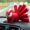 thumbnail image 6 of vlrwzc Cute Plush Nine-Tailed Fox Handmade Soft Fox Plushy Doll Exquisite Foxes Plush Figure Home Decorations for Adults, 6 of 7