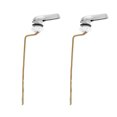 thumbnail image 1 of 2pcs Toilet Flush Handle Replacement Fits Side Mount Toilet Tank Lever Handles, 1 of 9