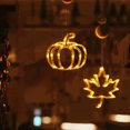 thumbnail image 1 of Sentmoon Halloween Lights Thanksgiving Window Lights Decorations with Suction Cup Fall Themed Lighted Window Decor Fall Festival String Lights for Thanksgiving Party Home, 1 of 7