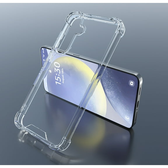Phone Case Compatible For Galaxy S24 SM-S921U ,  Crystal Clear Hard Back Cover with 4 Corners Shockproof Protection Clear Cases for Samsung Galaxy S24 SM-S921U