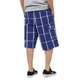 thumbnail image 3 of Ma Croix Mens PLAID SHORTS Cargo Pants Casual Comfort Fit S-5XL, 3 of 3
