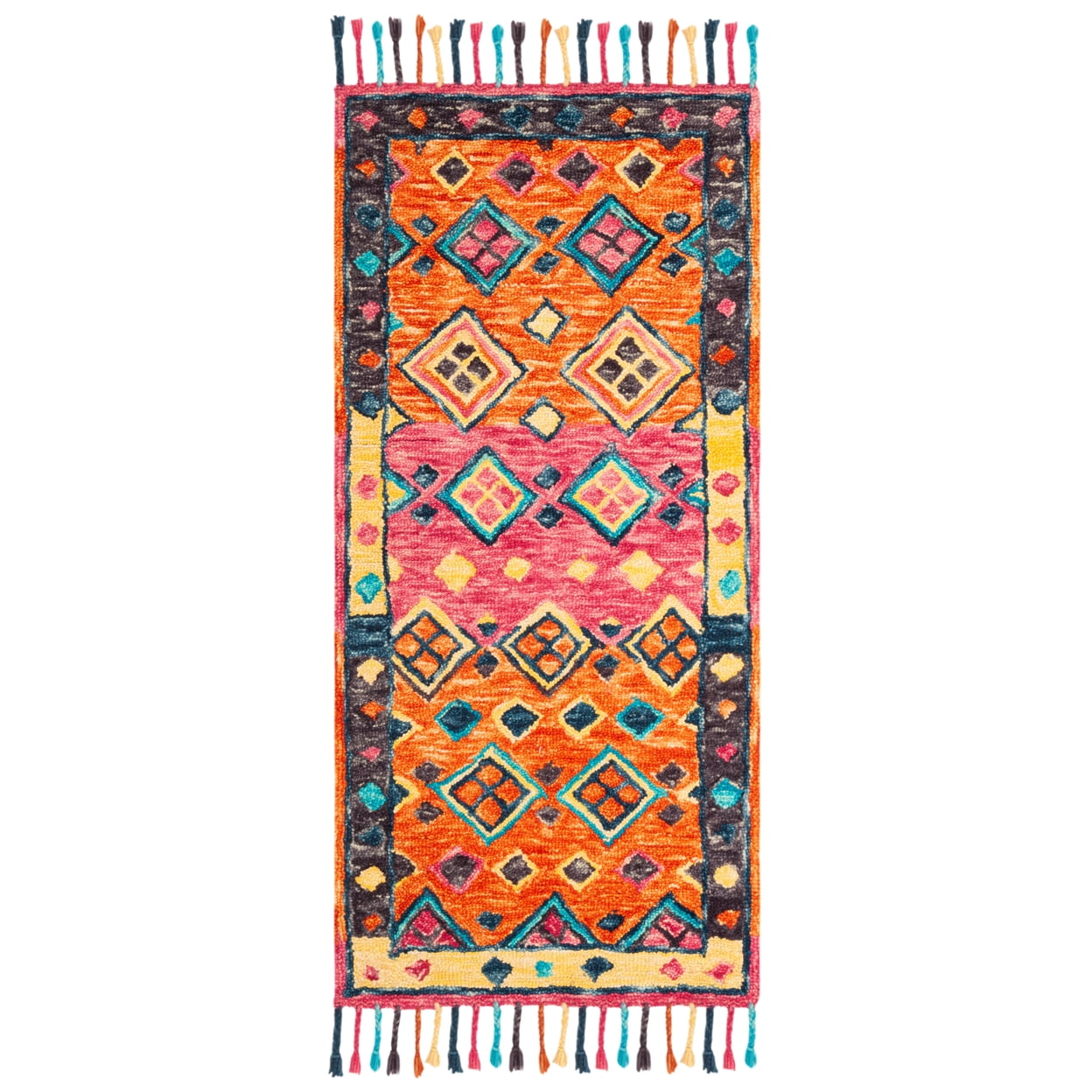 SAFAVIEH Aspen APN138A Handmade Orange / Fuchsia Rug