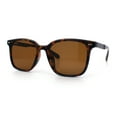 thumbnail image 4 of Spring Hinge Woodbuff Arm Studious Horn Rim Plastic Sunglasses Tortoise - Brown, 4 of 8