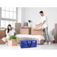 thumbnail image 6 of Unique Bargains Clothes Storage Moving Bags for Closet Organizers Dark Blue 29x13x14.5in, 6 of 7