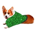 thumbnail image 2 of Bingfone Green Glitter Dog Clothes Hoodie, Pet Winter Coat,Puppy Sweatshirts For Small Dogs Boy Girl,Suitable For All Breeds-X-Small, 2 of 9
