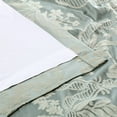 thumbnail image 6 of Magdelena Steel Blue & Silver Designer Damask Curtain (1 Panel), Magdelena Steel Blue & Silver, 50W X 108L, 6 of 6