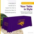 thumbnail image 4 of Northern Iowa Panthers 6' College Sports Printed Table Throw - NCAA Licensed - Polyester Draped - School Tablecloth (Purple), 4 of 5