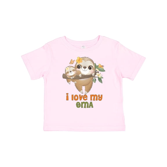 Inktastic Sloth I Love My Oma Boys or Girls Toddler T-Shirt