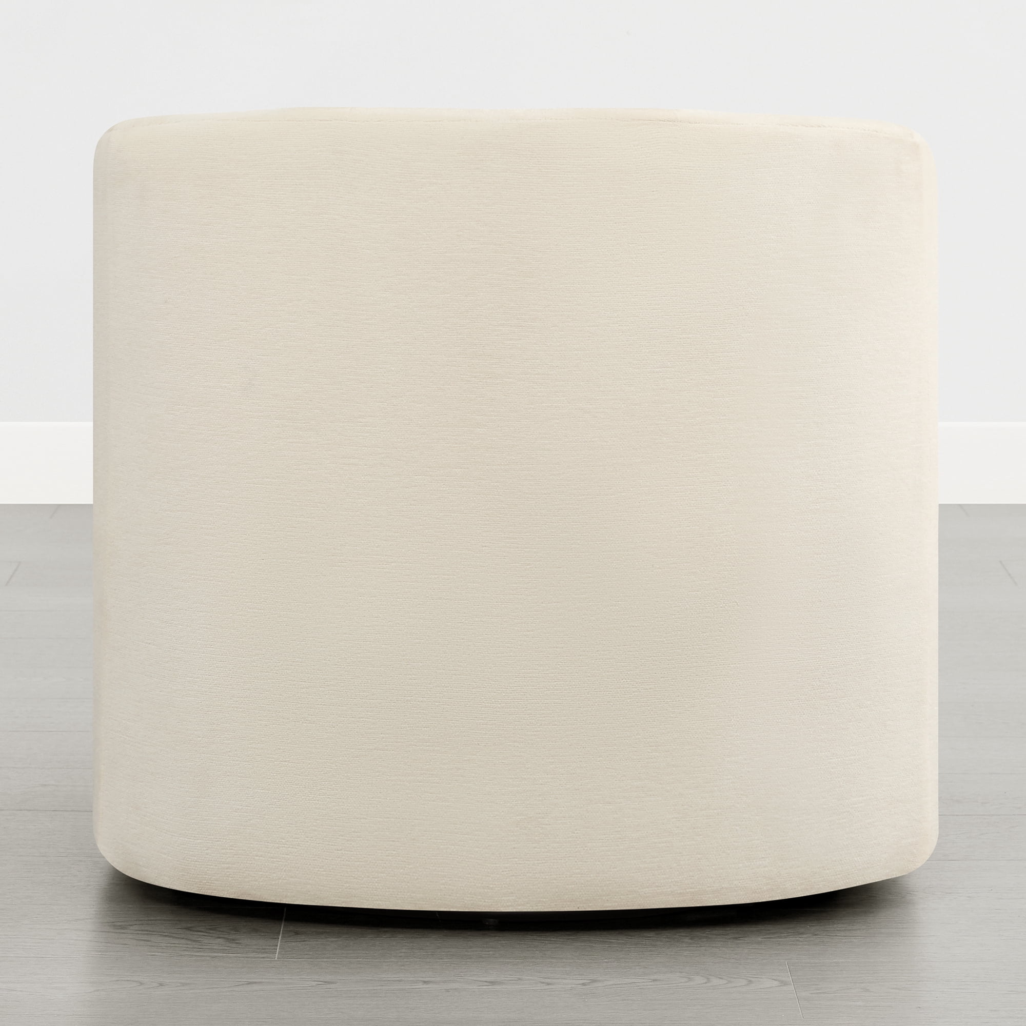 Spruce & Spring Swivel Accent Chair Barrel Armchair, for Living Room Bedroom Reading Nook, Ivory