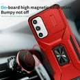 thumbnail image 3 of Funda para GANGXUN Samsung Galaxy A16 - Soporte metálico, Función magnética, Rojo, 3 of 5